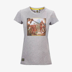 Bultaco Damen T-Shirt „Motorradtreffen“