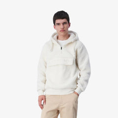 Felpa con cappuccio e mezza zip Champion