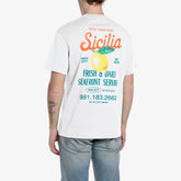 Replay Relaxed Fit T-Shirt mit Sizilien-Print