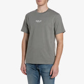 Replay T-Shirt aus Baumwolle und Leinen mit Replay-Logo