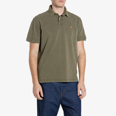 Replay Polo de Piqué de Algodón con Bordado R