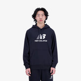 New Balance Essentials French Terry Hoodie mit gestapeltem Logo