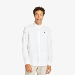 Camicia in lino Timberland Mill Brook
