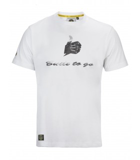 BULTACO Camiseta Hombre "White Cloud Built to Go" - Blanco