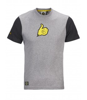 BULTACO Camiseta Hombre "Thumbs Up" - Gris