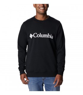 COLUMBIA M Columbia™ Logo Fleece Crew - Negro