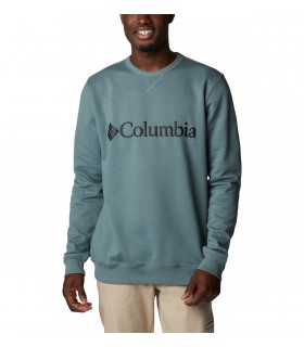COLUMBIA M Columbia™ Logo Fleece Crew - Verde