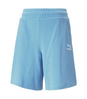 PUMA CLASSICS High Waist Shorts - Blue