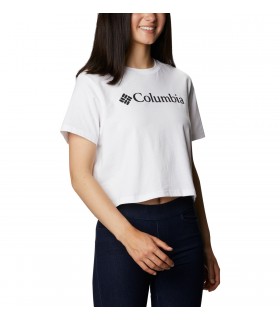 COLUMBIA North Cascades™ Cropped Tee - Blanco