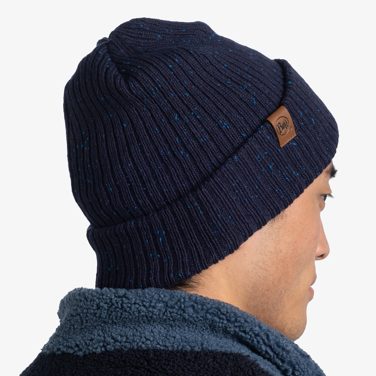 Buff Knitted Hat Kort