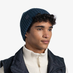 Buff Knitted Hat Rutger Graphite