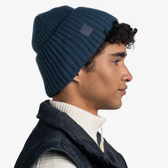 Buff Knitted Hat Rutger Graphite