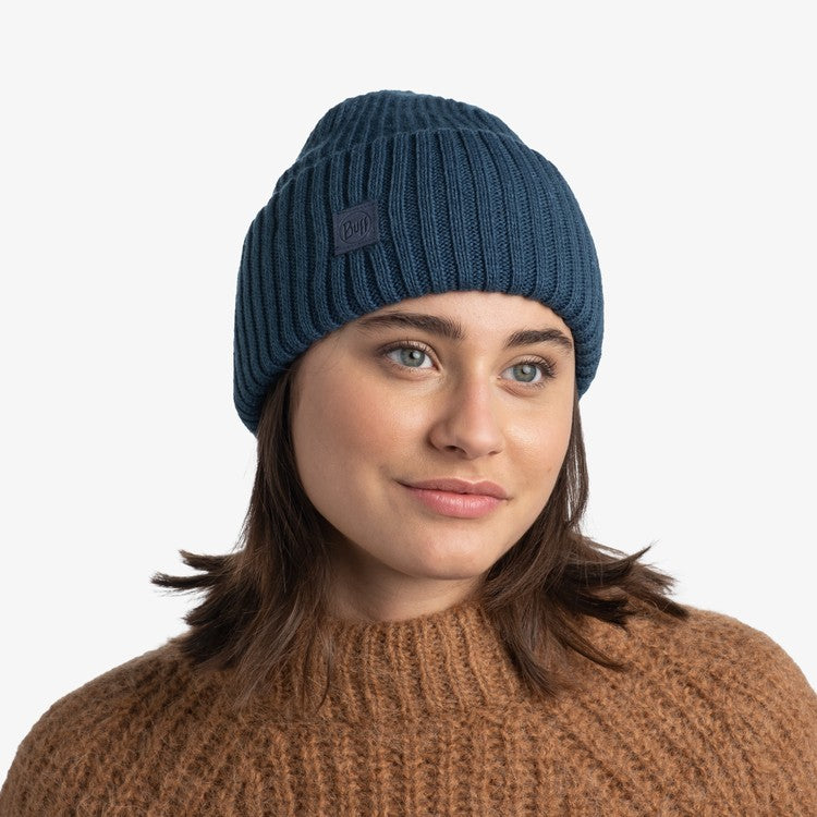 Buff Knitted Hat Rutger Graphite