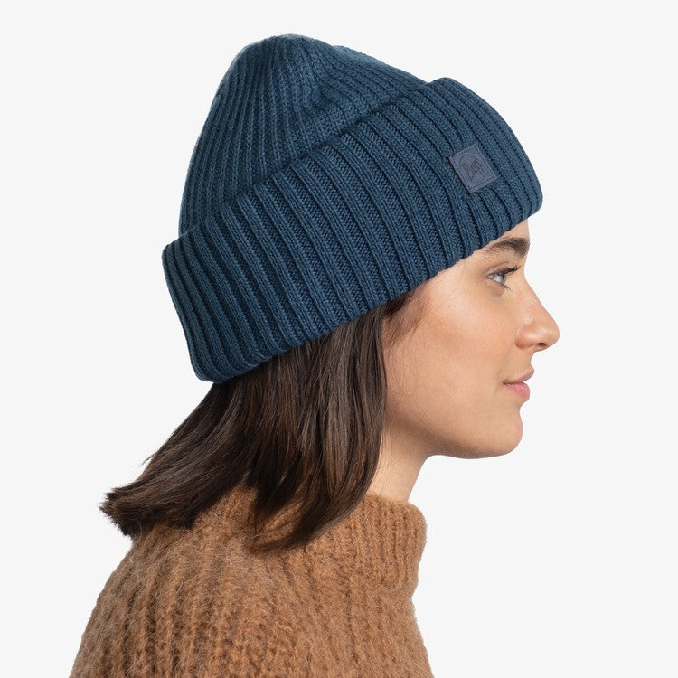 Buff Knitted Hat Rutger Graphite