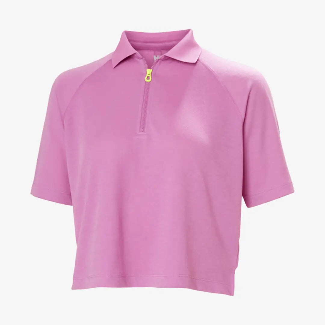 Polo corta con zip Inshore HH W