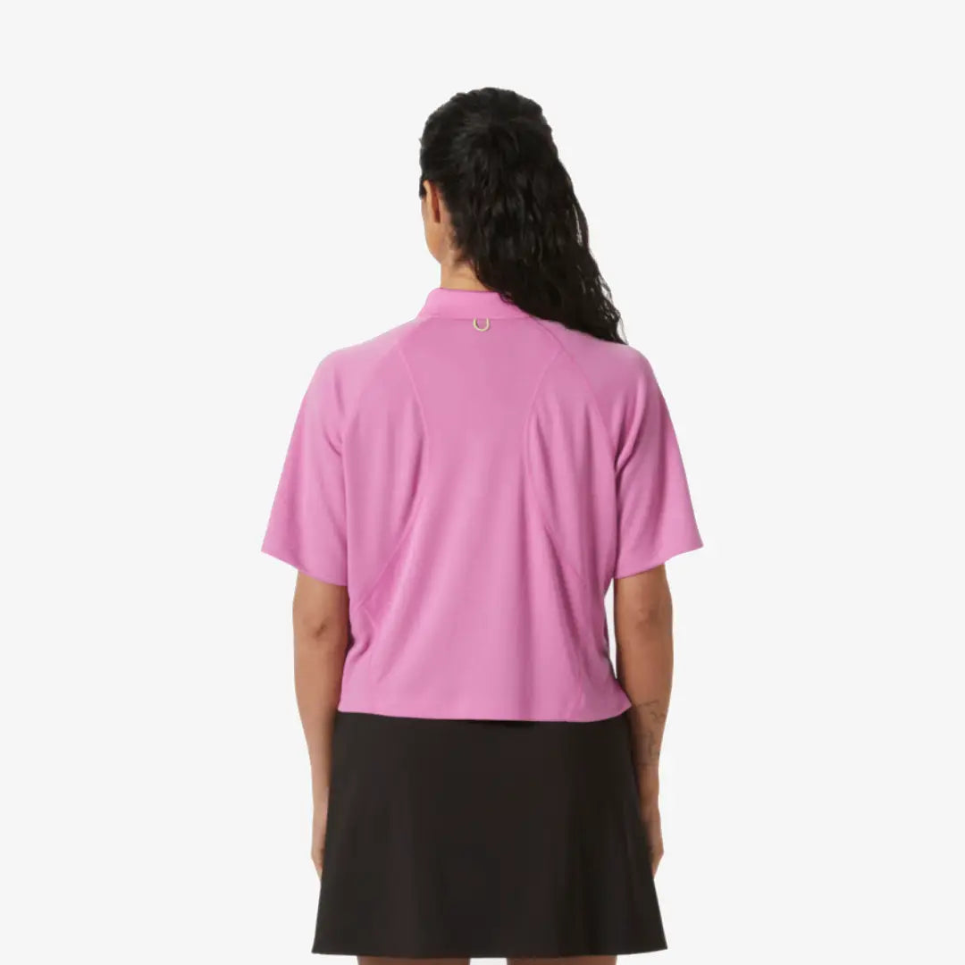 Polo corta con zip Inshore HH W