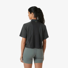 HH W Inshore Zip Crop Polo
