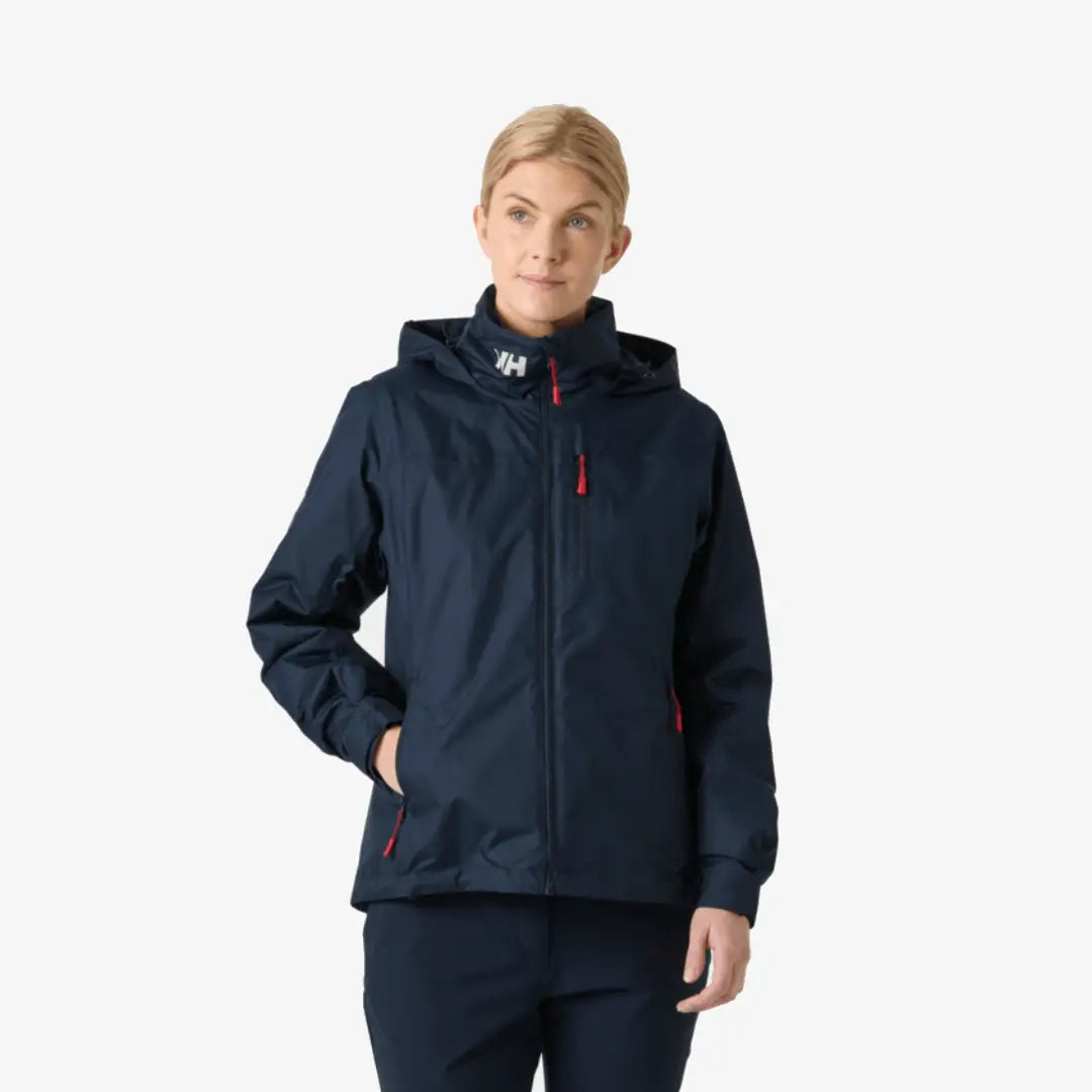 HH W Crew Hooded Pile Jacket