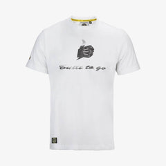 Bultaco Camiseta Hombre "White Cloud Built to Go"