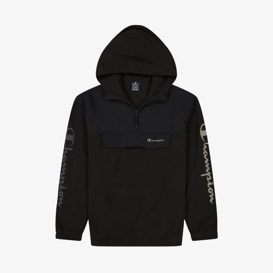 Champion Legacy Hooded Half Zip Sweatshirt