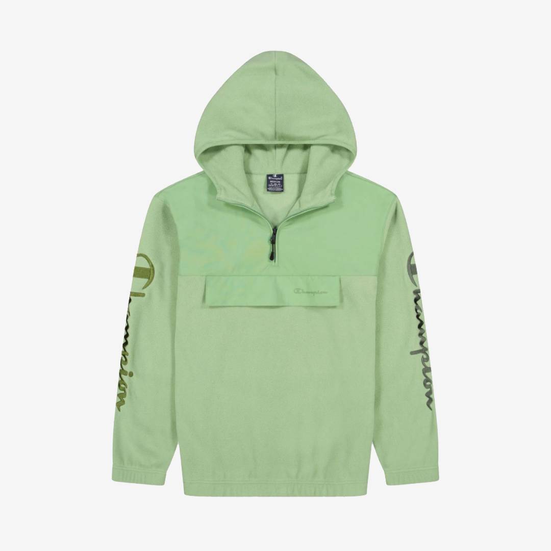 Champion Legacy Hooded Half Zip Sweatshirt