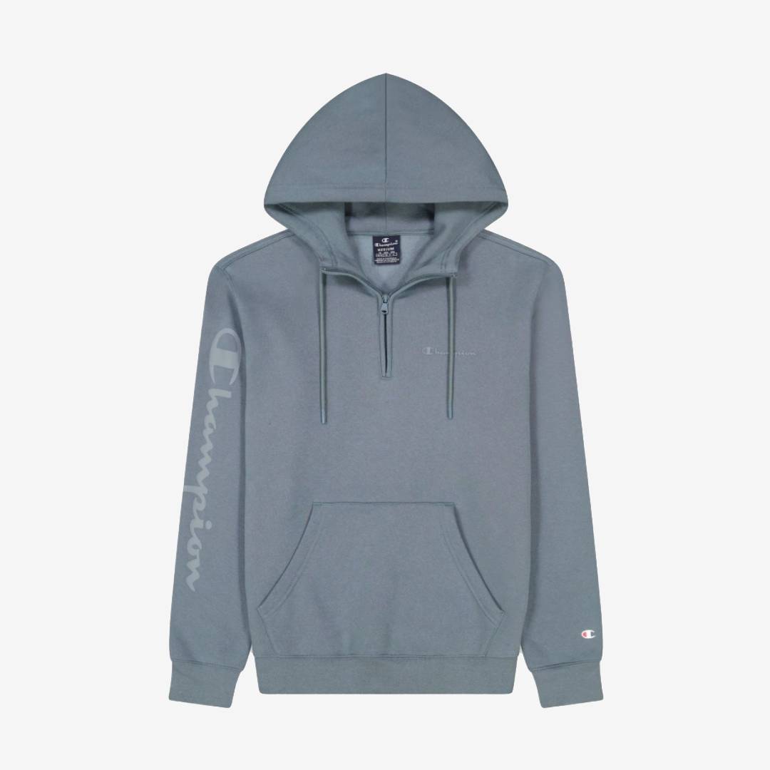 Champion Legacy Hooded Half Zip Sweatshirt