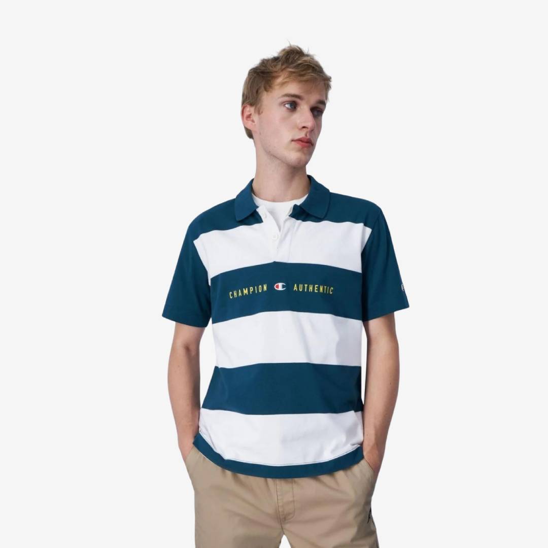 Champion Polo Estampado A Rayas