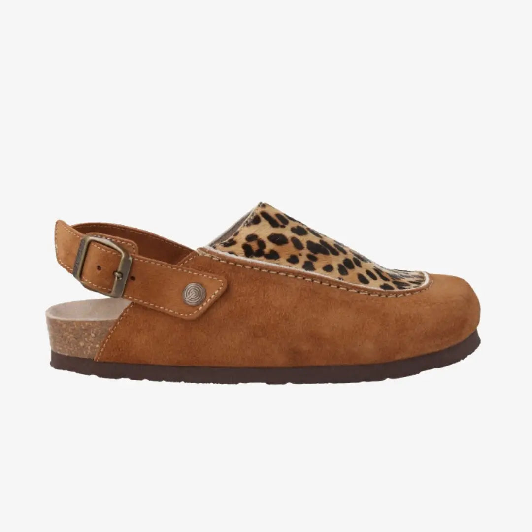 Genuins Galbano Leather Leopard