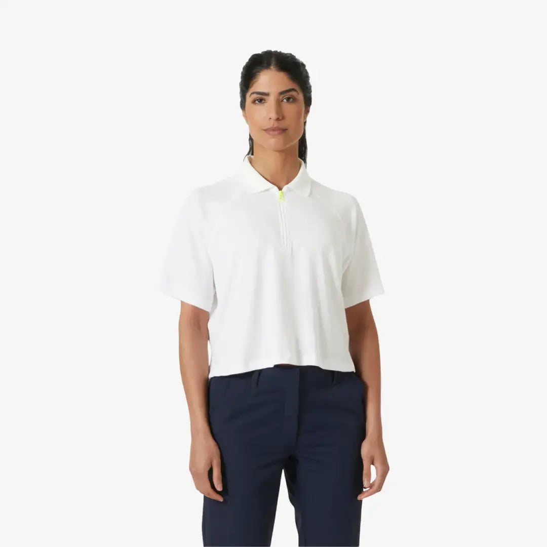 Polo court zippé HH W Inshore