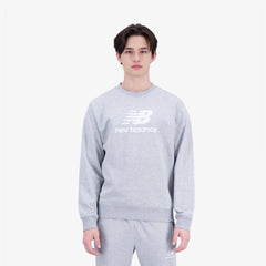 New Balance Essentials Stacked Logo French Terry Crewneck