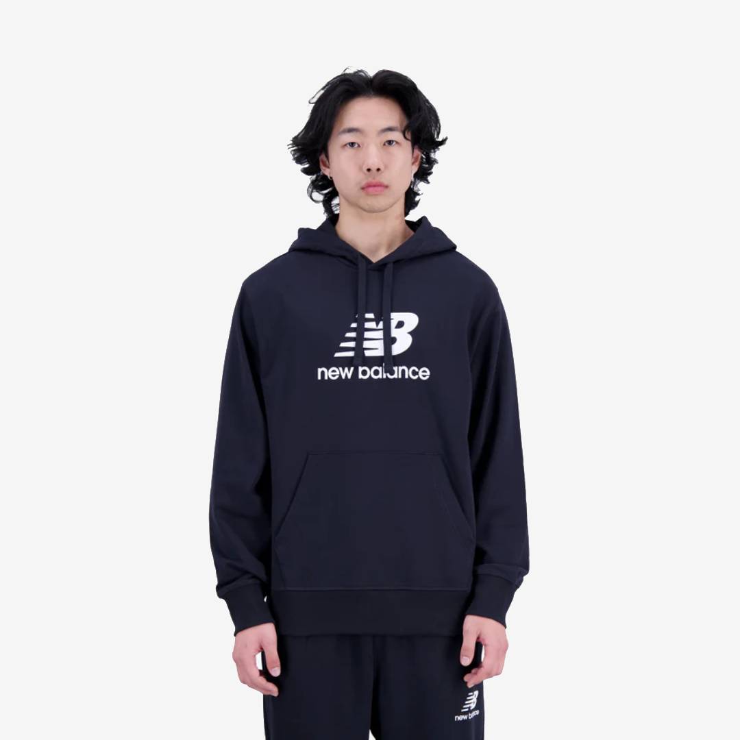 New Balance Essentials Stacked Logo French Terry Hoodie