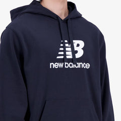 New Balance Essentials Stacked Logo French Terry Hoodie