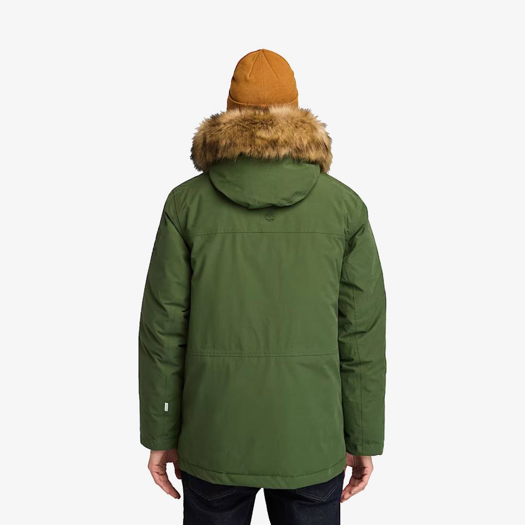 Timberland Scar Ridge Water Resistant Parka Black Forest Green