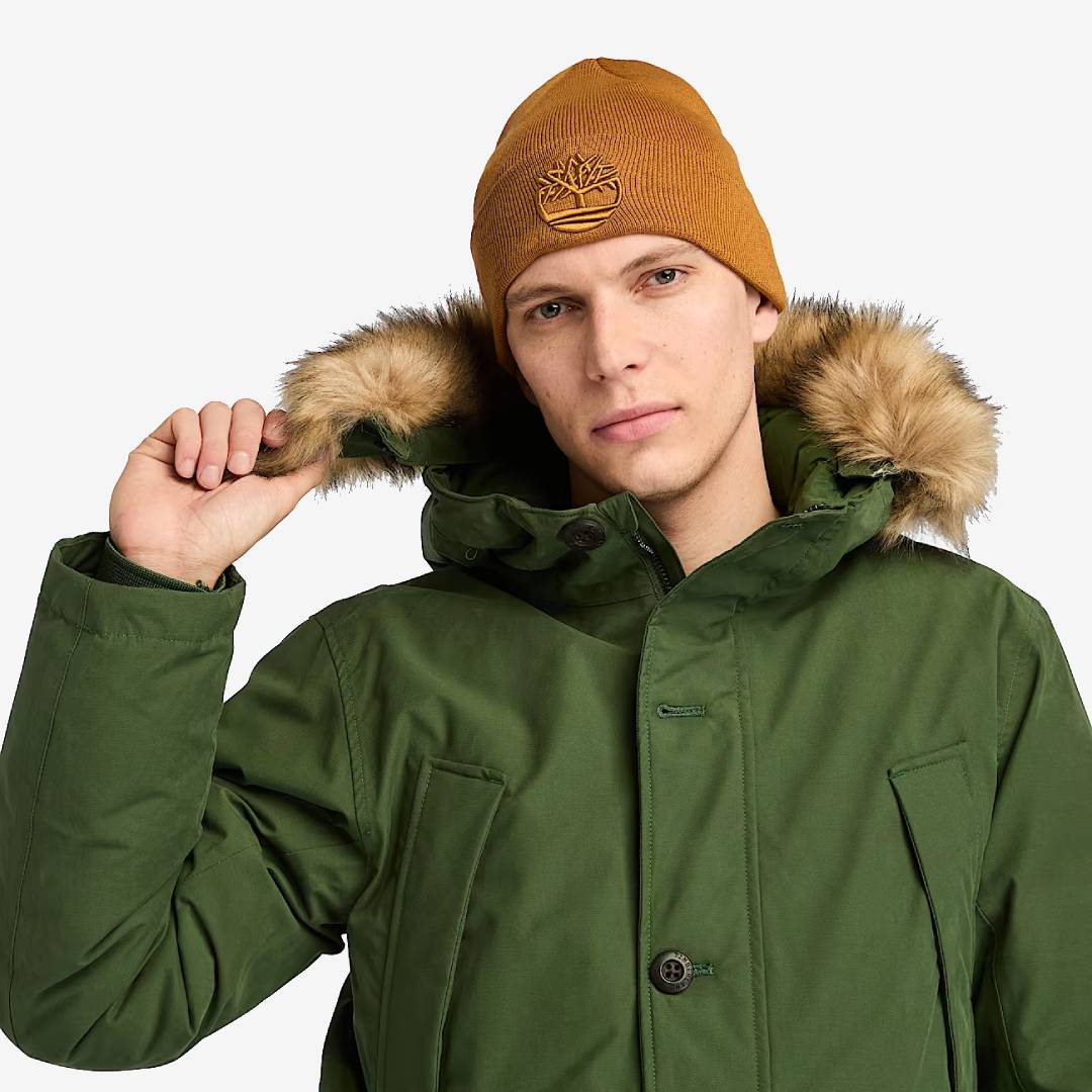 Timberland Scar Ridge Water Resistant Parka Black Forest Green