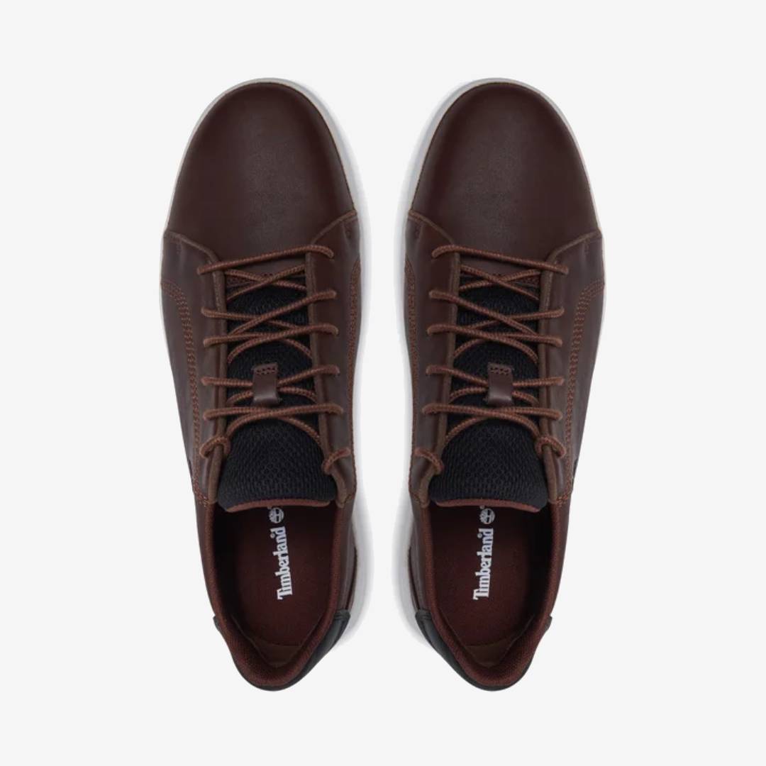 Timberland Seneca Bay Low Lace Up Sneaker Dark Brown Full Grain