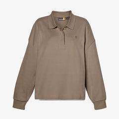 Timberland Lush Polo Sweatshirt Chocolate Chip