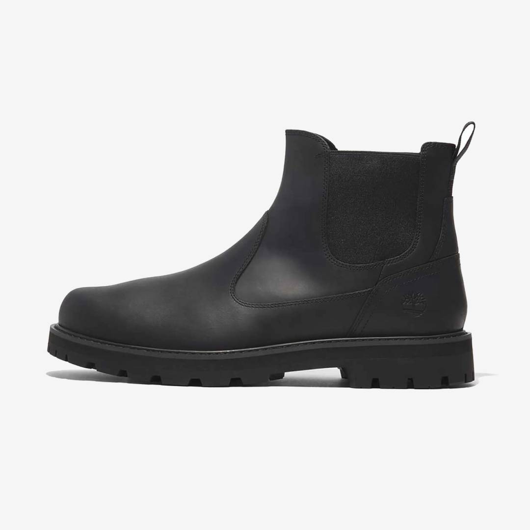 Timberland Britton Road Mid Chelsea Boot Black Full Grain