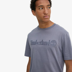 Timberland Embroidery Tonal Ss Tee Folkstone Gray