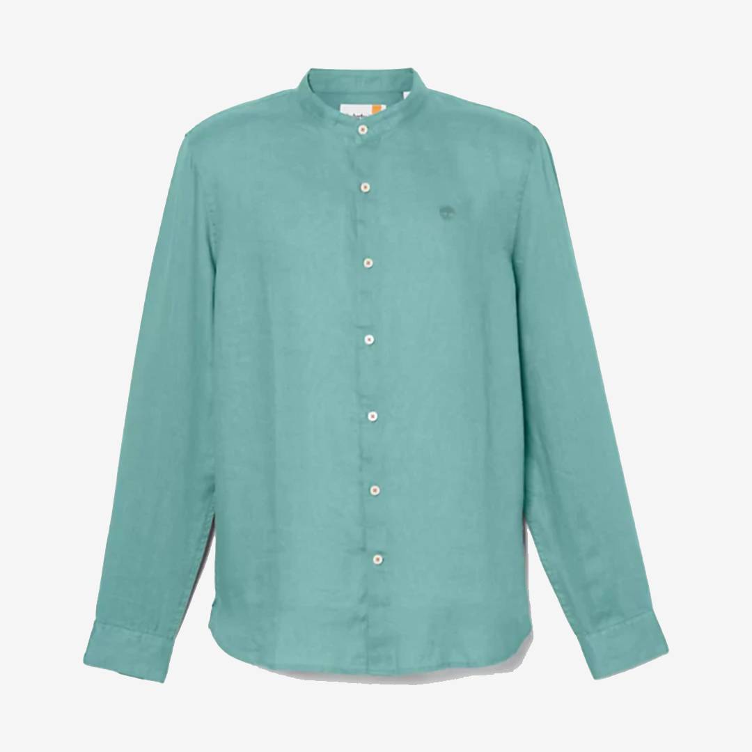 Timberland Mill Brook Linen Korean Collar Shirt