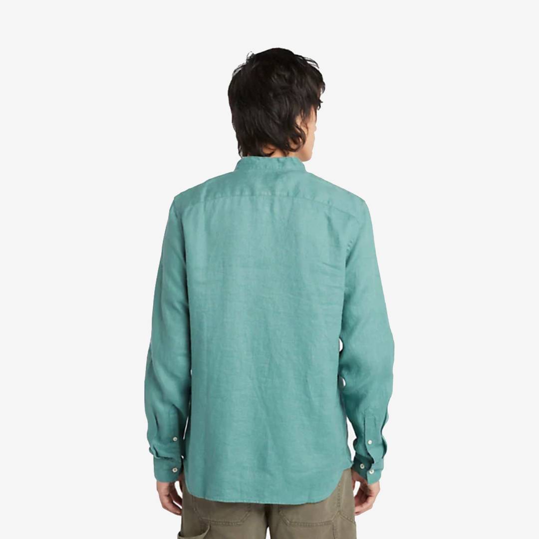 Timberland Mill Brook Linen Korean Collar Shirt