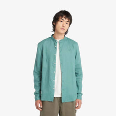 Timberland Mill Brook Linen Korean Collar Shirt