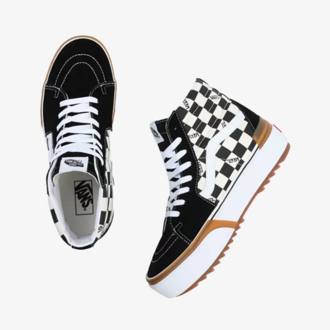 Vans Ua Sk8-Hi Stacked (Checkerboard) Multi/True White