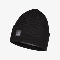 Buff Crossknit Beanie Solid