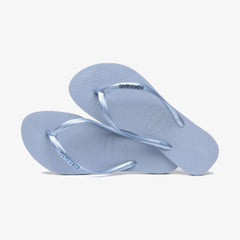 Havaianas SLIM LOGO METALLIC ASHLEY BLUE