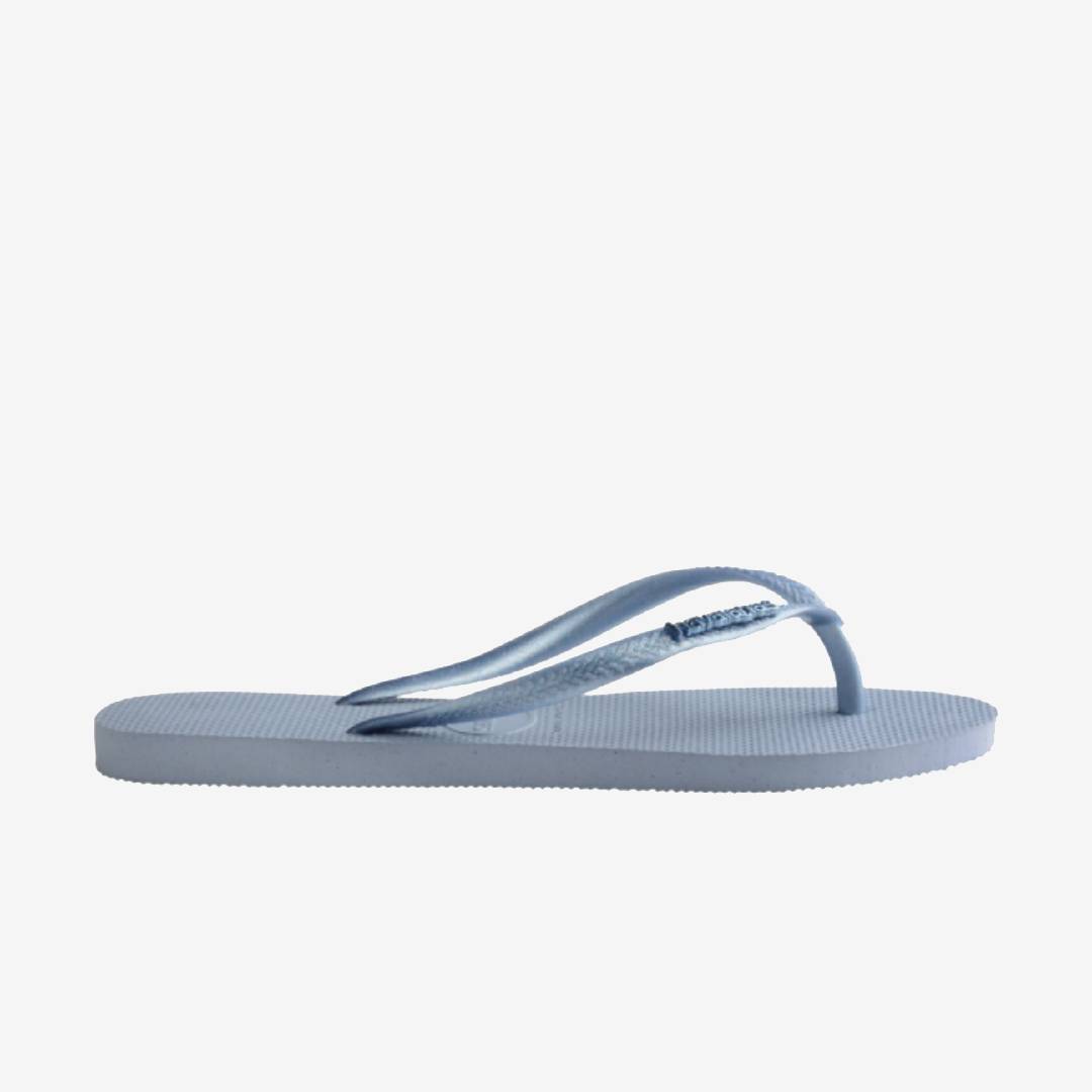 Havaianas SLIM LOGO METALLIC ASHLEY BLUE